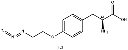 L-Tyrosine, O-(2-azidoethyl)-, hydrochloride (1:1) Struktur