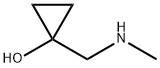 Cyclopropanol, 1-[(methylamino)methyl]- Struktur