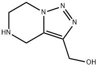 [1,2,3]Triazolo[1,5-a]pyrazine-3-methanol, 4,5,6,7-tetrahydro- Struktur