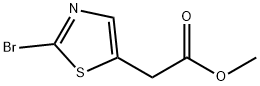 methyl 2-(2-bromo-1,3-thiazol-5-yl)acetate Struktur