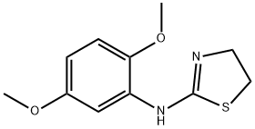 2-Thiazolamine, N-(2,5-dimethoxyphenyl)-4,5-dihydro- Struktur