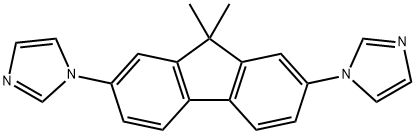 1H-Imidazole, 1,1'-(9,9-dimethyl-9H-fluorene-2,7-diyl)bis- Struktur