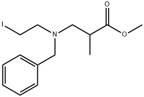 Propanoic acid, 3-[(2-iodoethyl)(phenylmethyl)amino]-2-methyl-, methyl ester