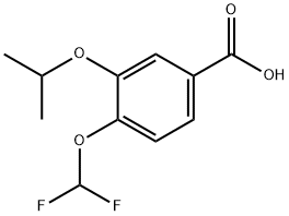 Benzoic acid, 4-(difluoromethoxy)-3-(1-methylethoxy)-