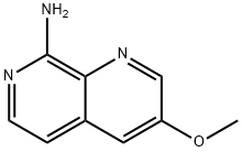 1,7-Naphthyridin-8-amine, 3-methoxy- Struktur