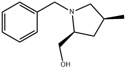 (2S,4S)-1-benzyl-4-methyl-pyrrolidin-2-yl]methanol Struktur