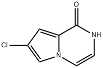 Pyrrolo[1,2-a]pyrazin-1(2H)-one, 7-chloro- Struktur