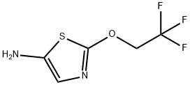 5-Thiazolamine, 2-(2,2,2-trifluoroethoxy)- Struktur