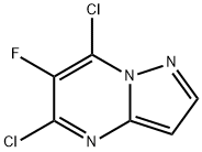 5,7-Dichloro-6-fluoropyrazolo[1,5-a]pyrimidine Struktur