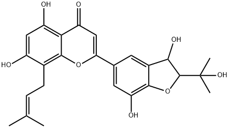 Epimedokoreanin C Struktur