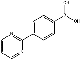 Boronic acid, B-[4-(2-pyrimidinyl)phenyl]- Struktur