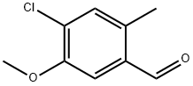 Benzaldehyde, 4-chloro-5-methoxy-2-methyl- Struktur