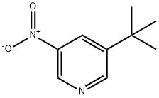 Pyridine, 3-(1,1-dimethylethyl)-5-nitro- Struktur