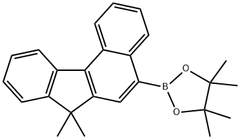 1,3,2-Dioxaborolane, 2-(7,7-dimethyl-7H-benzo[c]fluoren-5-yl)-4,4,5,5-tetramethyl- Struktur