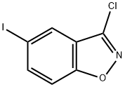 1,2-Benzisoxazole, 3-chloro-5-iodo- Struktur