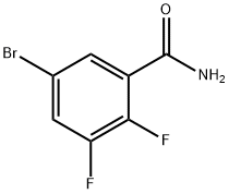 5-Bromo-2,3-difluorobenzamide Struktur