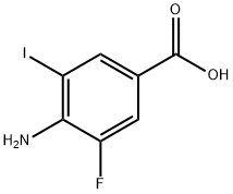 Benzoic acid, 4-amino-3-fluoro-5-iodo- Struktur