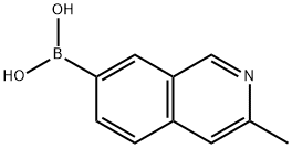 Boronic acid, B-(3-methyl-7-isoquinolinyl)- Struktur