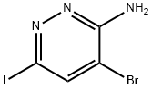 3-Pyridazinamine, 4-bromo-6-iodo- Struktur