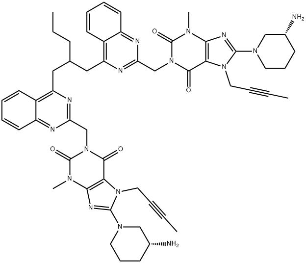 Linagliptin Dimer Impurity 6 Struktur