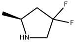 (S)-4,4-difluoro-2-methylpyrrolidine Struktur