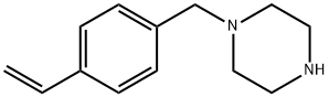 Piperazine, 1-[(4-ethenylphenyl)methyl]- Struktur