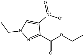 ethyl 1-ethyl-4-nitro-1H-pyrazole-3-carboxylate Struktur