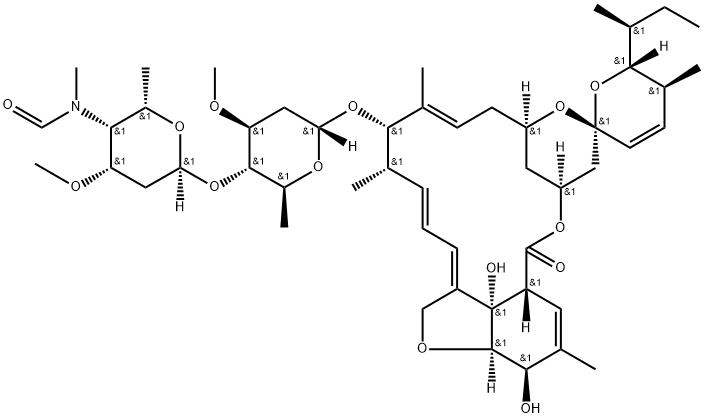 Emamectin metabolite(N-methylformyl amino type) Struktur