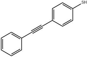 Benzenethiol, 4-(2-phenylethynyl)- Struktur