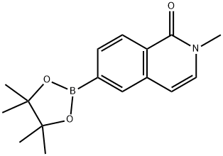 1(2H)-Isoquinolinone, 2-methyl-6-(4,4,5,5-tetramethyl-1,3,2-dioxaborolan-2-yl)- Struktur