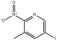 Pyridine, 5-iodo-3-methyl-2-nitro- Struktur