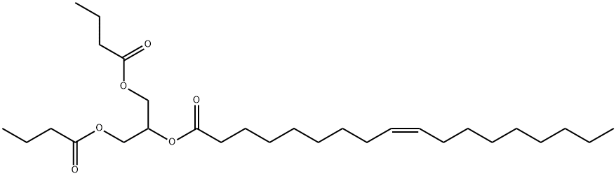 1,3-Dibutyryl-2-Oleoyl Glycerol Struktur