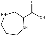 1H-1,4-Diazepine-2-carboxylic acid, hexahydro- Struktur