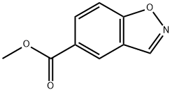 Methyl 1,2-benzoxazole-5-carboxylate Struktur