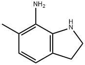 1H-Indol-7-amine, 2,3-dihydro-6-methyl- Struktur