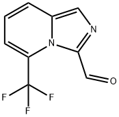 5-(trifluoromethyl)imidazo[1,5-a]pyridine-3-carbaldehyde Struktur