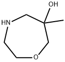 1,4-Oxazepin-6-ol, hexahydro-6-methyl- Struktur