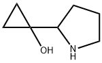 1-(pyrrolidin-2-yl)cyclopropan-1-ol Struktur