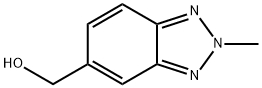 2H-Benzotriazole-5-methanol, 2-methyl- Struktur