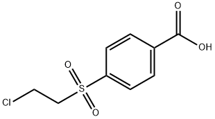 Benzoic acid, 4-[(2-chloroethyl)sulfonyl]-