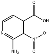 2-amino-3-nitropyridine-4-carboxylic acid Struktur