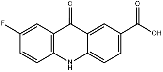 2-Acridinecarboxylic acid, 7-fluoro-9,10-dihydro-9-oxo-|7-氟-9-氧代-9,10-二氫吖啶-2-羧酸