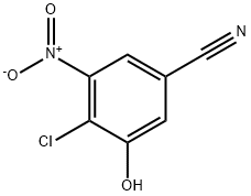 Benzonitrile, 4-chloro-3-hydroxy-5-nitro- Struktur