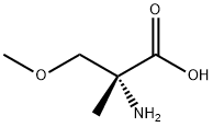 (2R)-2-amino-3-methoxy-2-methylpropanoic acid Struktur