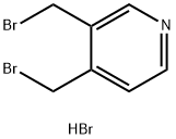 3,4-bis(bromomethyl)pyridine hydrobromide Struktur