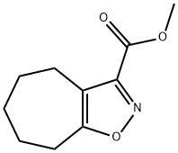 methyl 4H,5H,6H,7H,8H-cyclohepta[d][1,2]oxazole-3-carboxylate Struktur