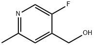 (5-fluoro-2-methyl-4-pyridyl)methanol Struktur