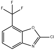 Benzoxazole, 2-chloro-7-(trifluoromethyl)- Struktur