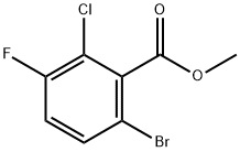 Benzoic acid, 6-bromo-2-chloro-3-fluoro-, methyl ester Struktur