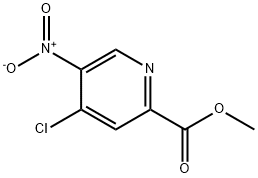 4-Chloro-5-nitro-pyridine-2-carboxylic acid methyl ester Struktur